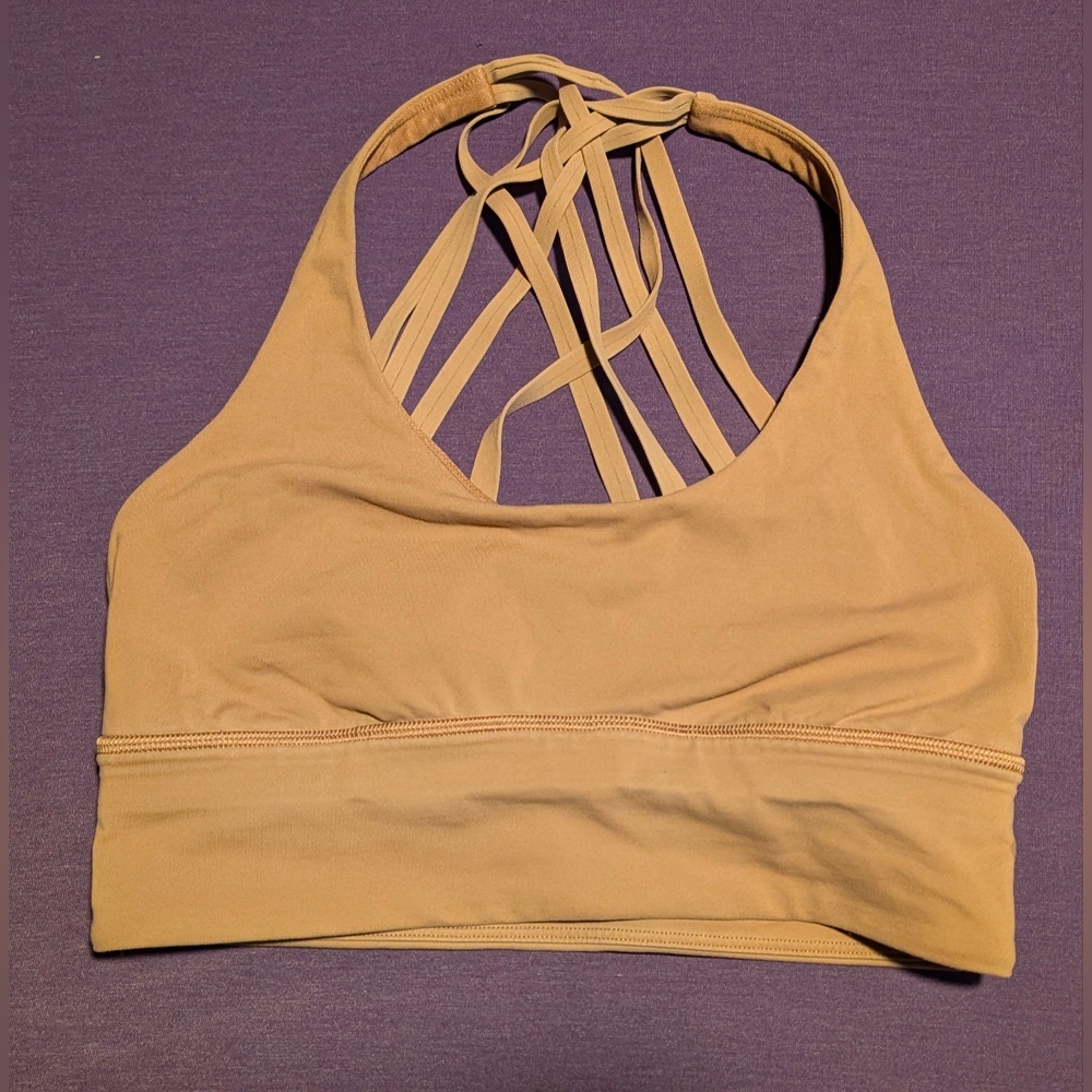 Lululemon Athletica Brown Strappy Sports Bra Size 6